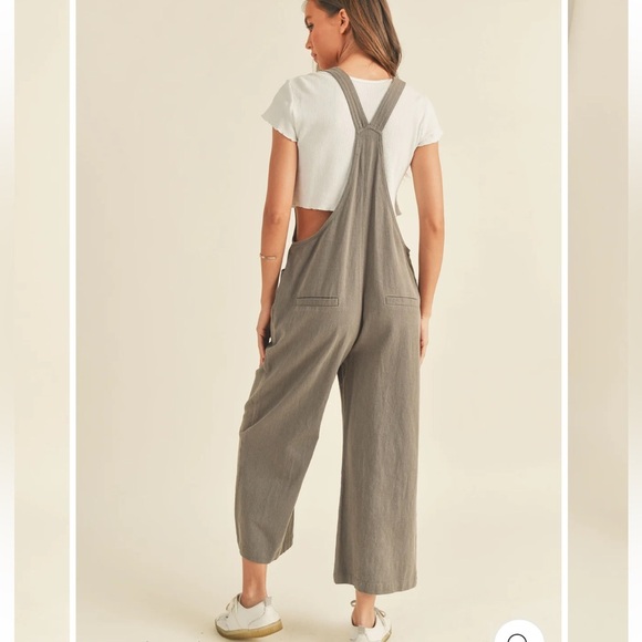 Miou Muse Cotton Linen Jumpsuit Size Medium - Picture 11 of 11